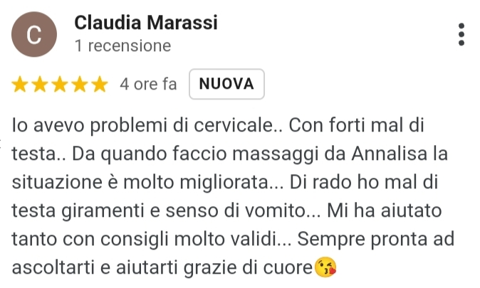Recensione Google Claudia Marassi